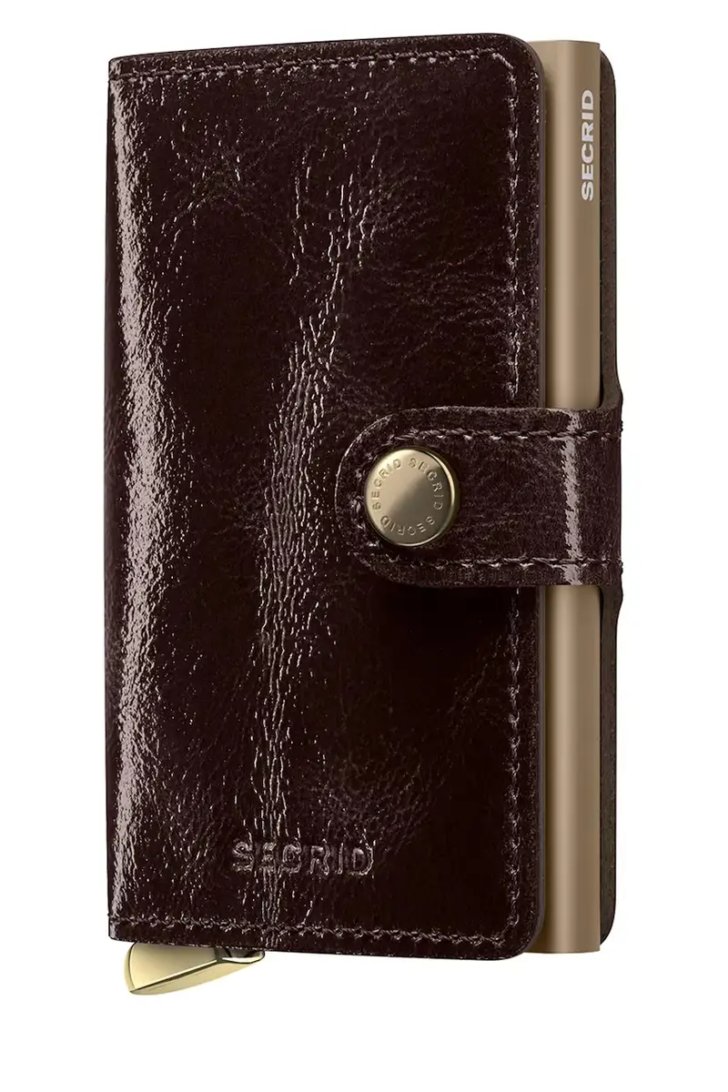 portafoglio in pelle NAPLAK colore granata