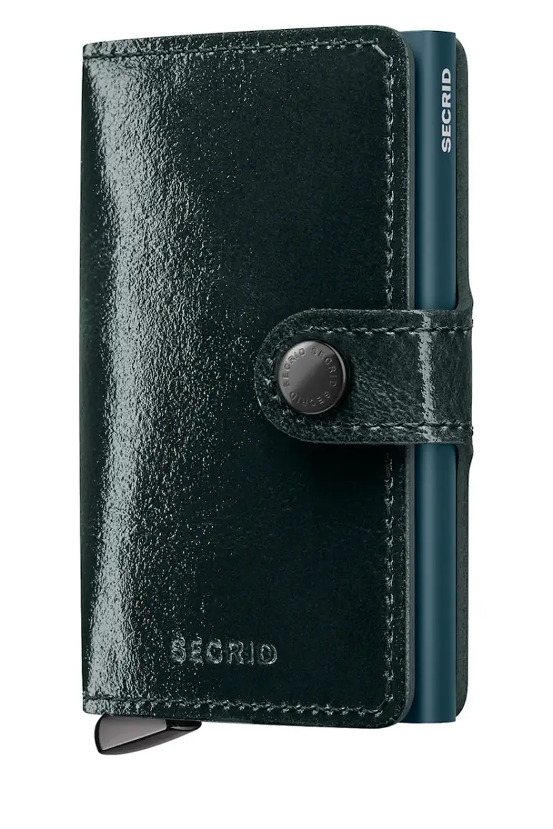 portafoglio in pelle NAPLAK colore verde