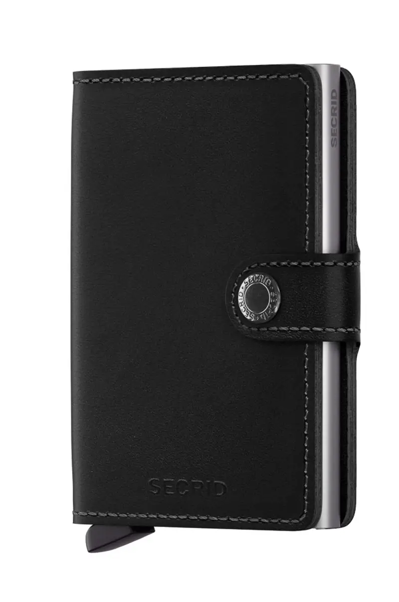 portafoglio in pelle Nero