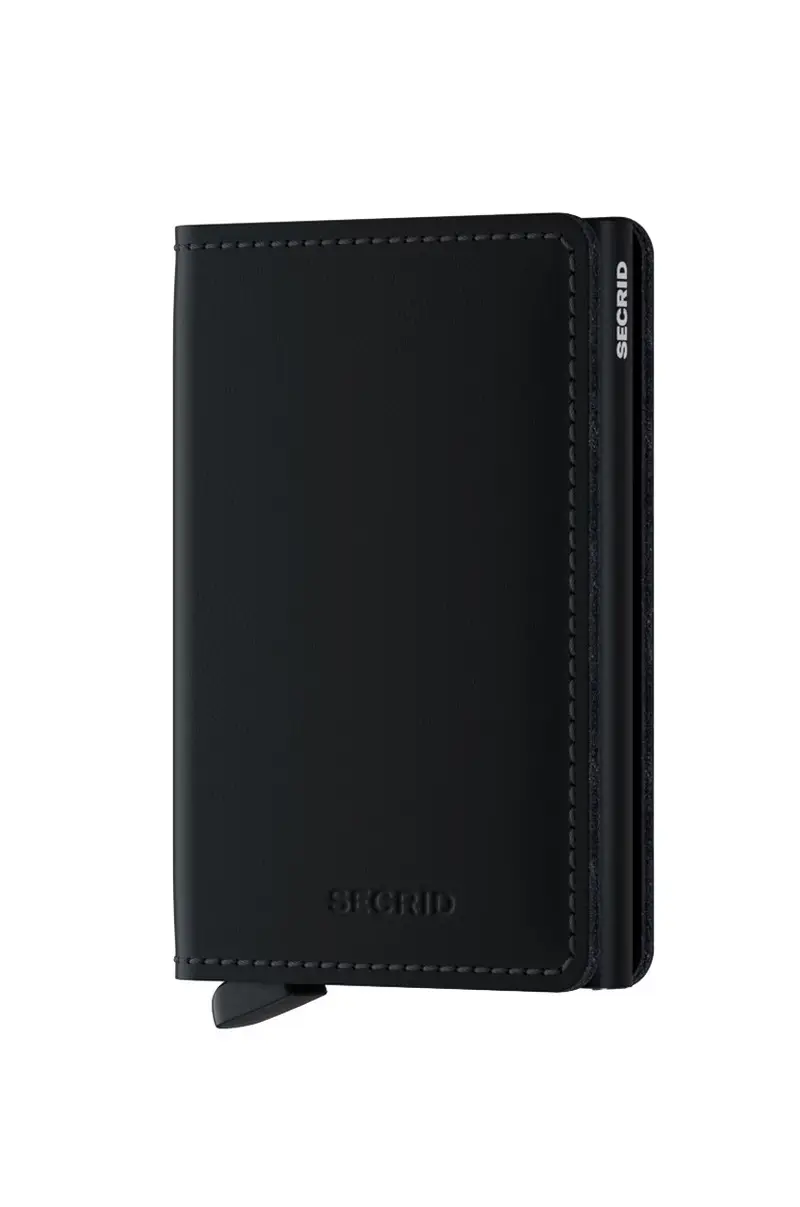 portafoglio in pelle Nero