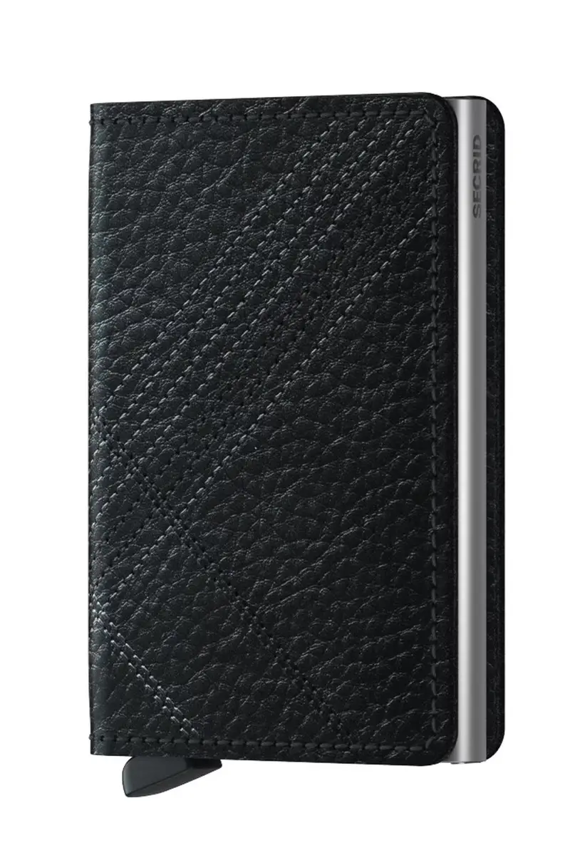 portafoglio in pelle Nero