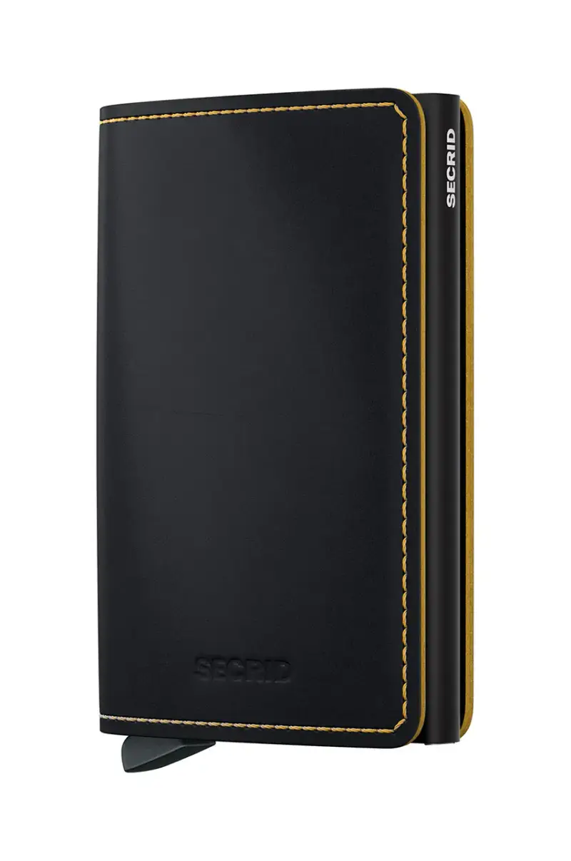 portafoglio in pelle Nero