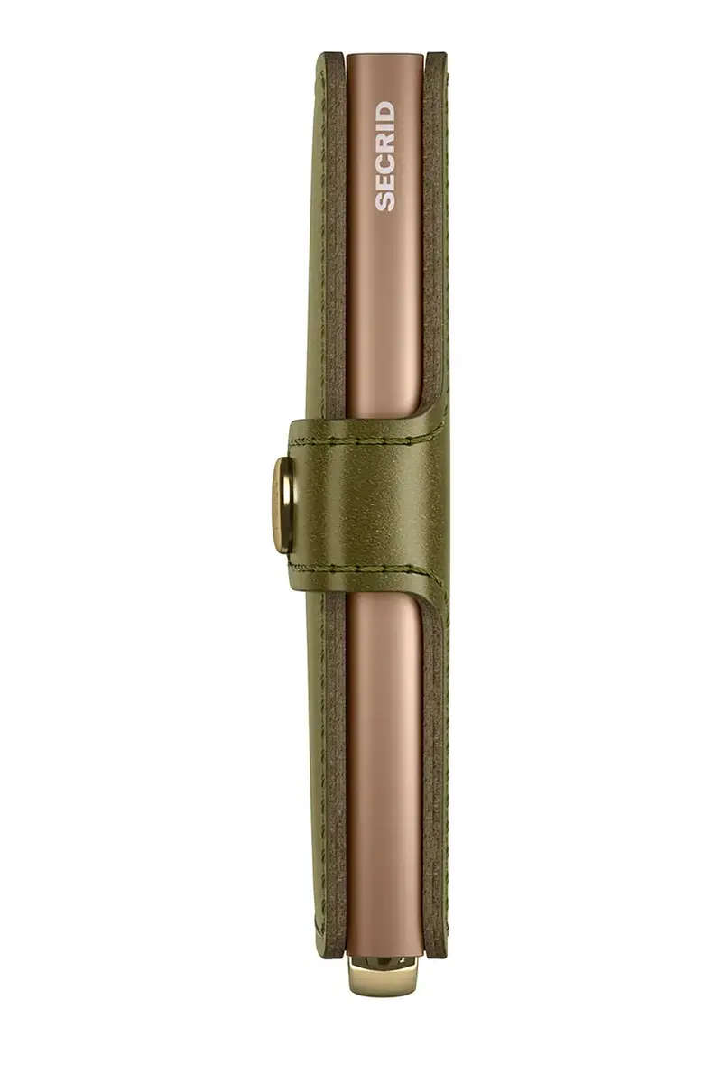 portafoglio in pelle STITCH FLORAL colore verde miniatura 5