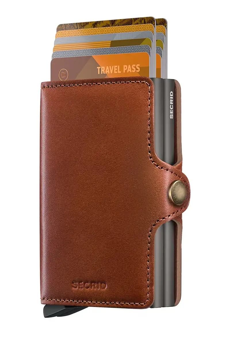 portafoglio in pelle TEXANO colore marrone miniatura 2