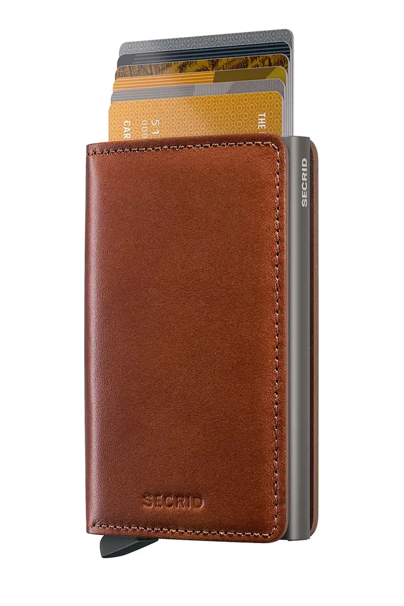 portafoglio in pelle TEXANO colore marrone miniatura 2