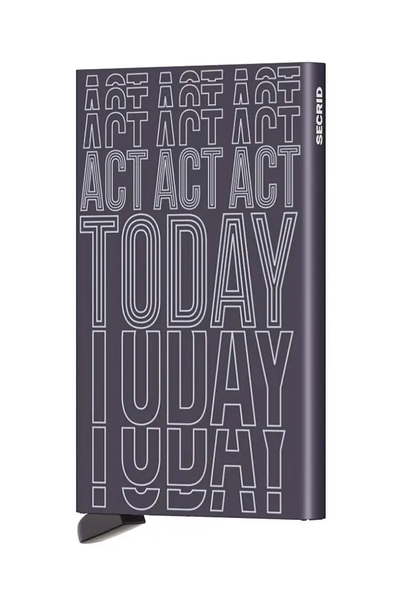 portafoglio Laser Dark Purple colore violetto