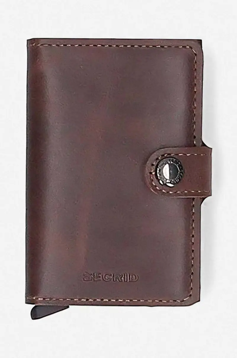 portafoglio Portfel Secrid Miniwallet Vintage MV-Chocolate Granata