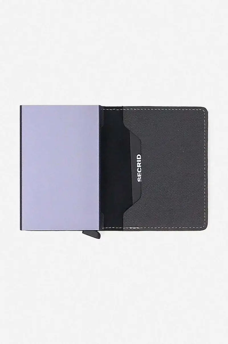 portafoglio Portfel Secrid Slimwallet Twist STW-GREY Grigio miniatura 2