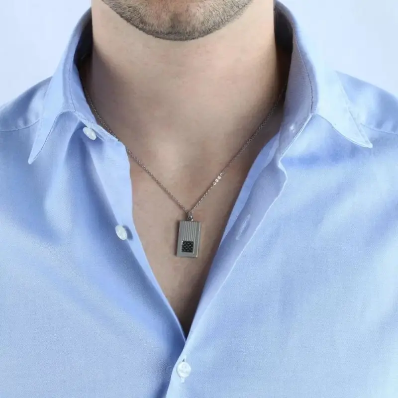 Collana Sector Gioielli Energy - Uomo - Acciaio miniatura 2