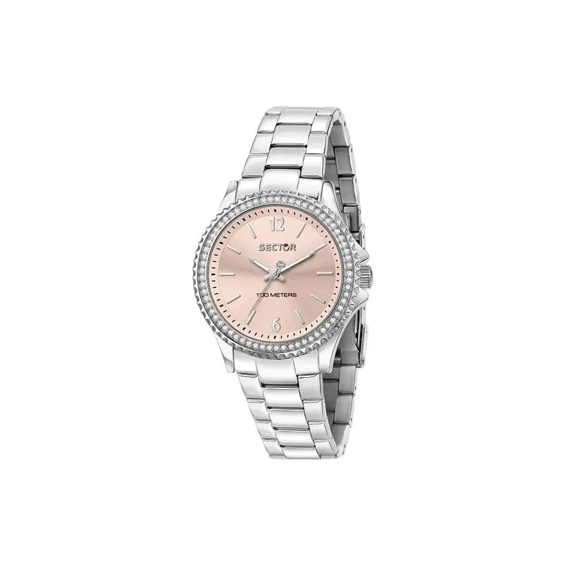 Orologio Donna Sector 230 - R3253161536 - Acciaio E Cristalli