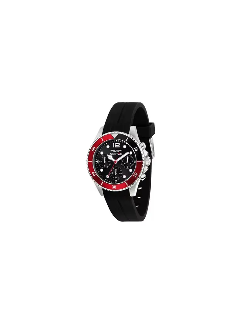 Orologio SECTOR 230 39MM R3251161053 Black con cinturino in silicone nero