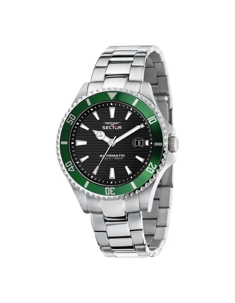 Orologio SECTOR 230 43MM R3223161008 Green con cinturino in acciaio