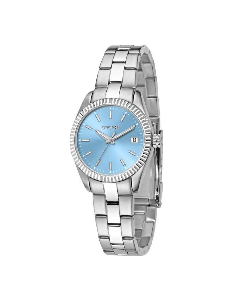 Orologio SECTOR 240 32MM R3253240511 Light Blue con cinturino in acciaio