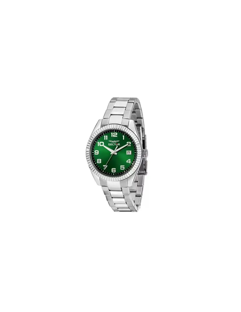 Orologio SECTOR 240 39MM R3253240016 Green con cinturino in acciaio