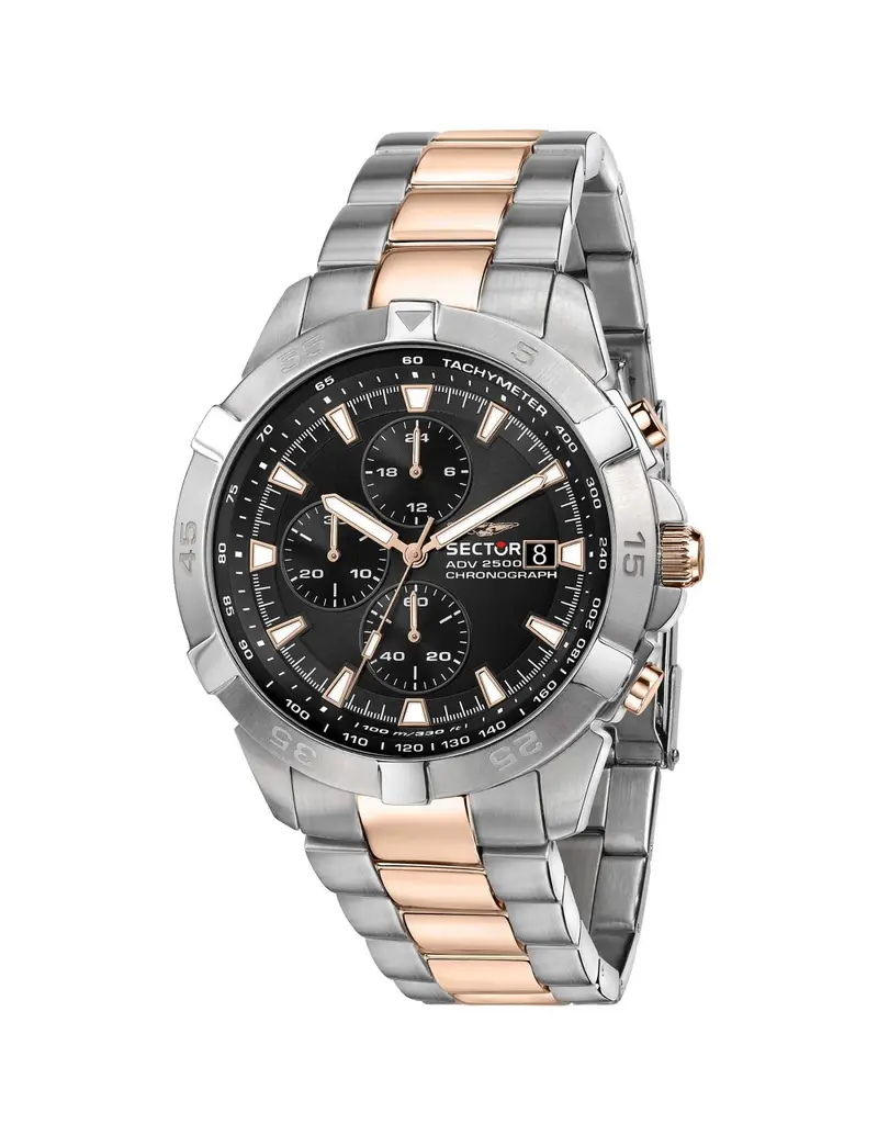 Orologio SECTOR ADV2500 Gent Chrono in Acciaio - R3273643002