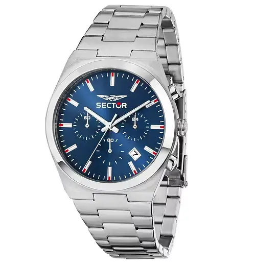 Orologio Uomo Sector r3273301003 42 mm SILVER