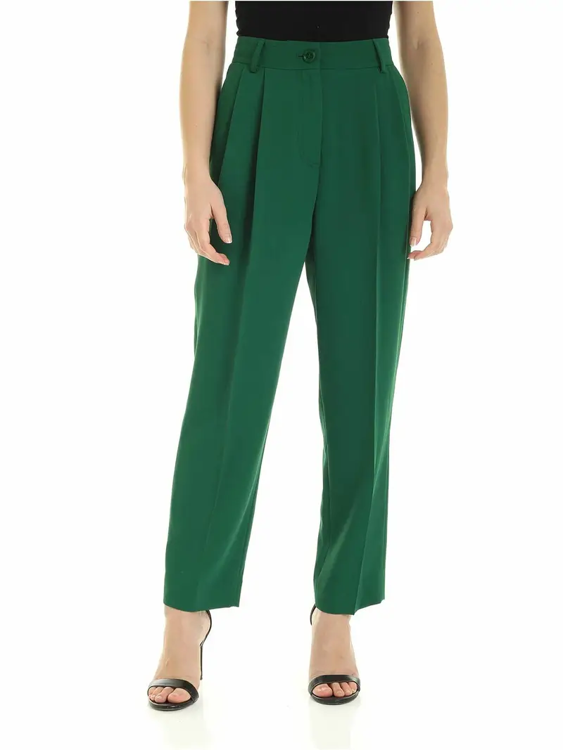 Pantalone color Deep Pine Verde