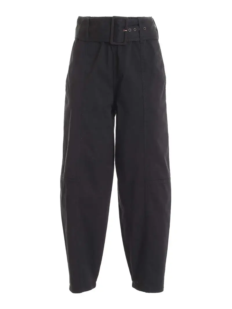 Pantalone con cintura nero