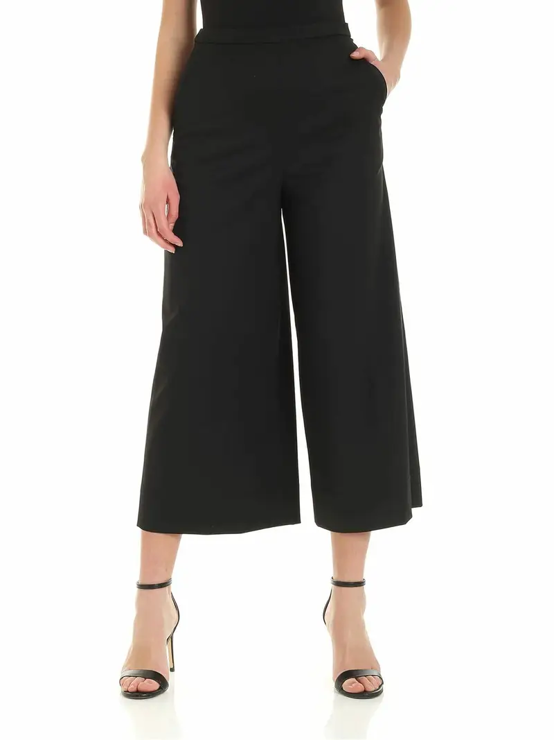 Pantalone culotte nero