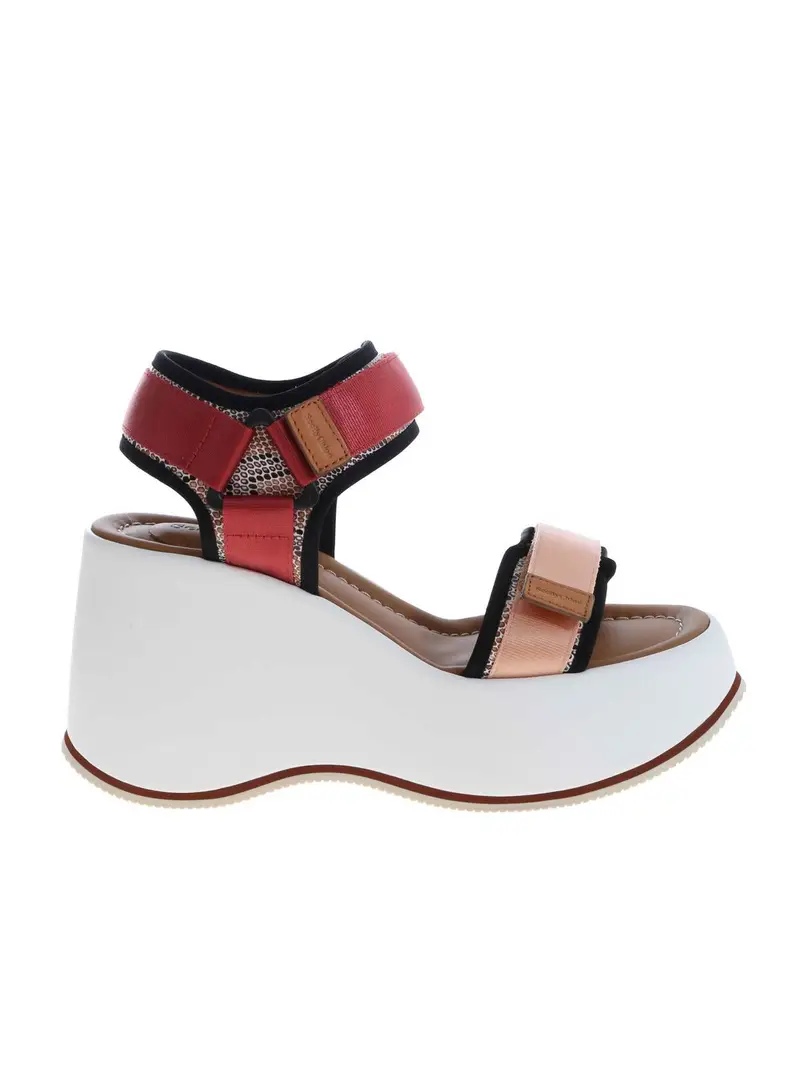 Sandali Astana rossi e rosa Rosso