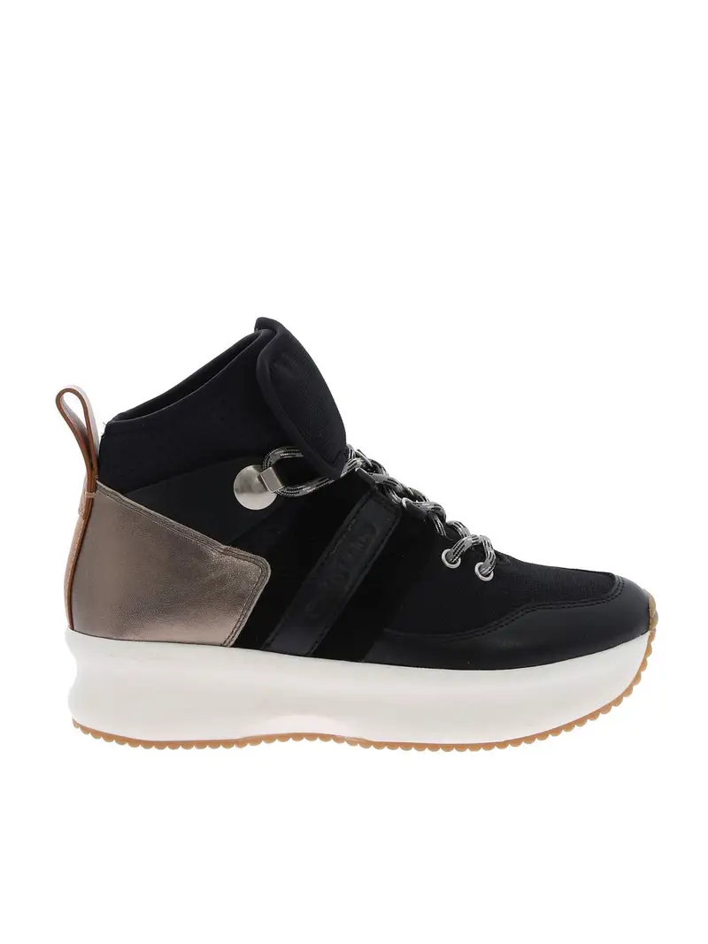 Sneaker Atena in pelle Nero