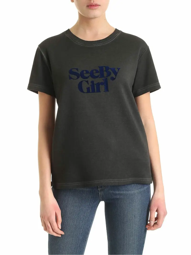 See By Chloé T-shirt Grigio 3293264