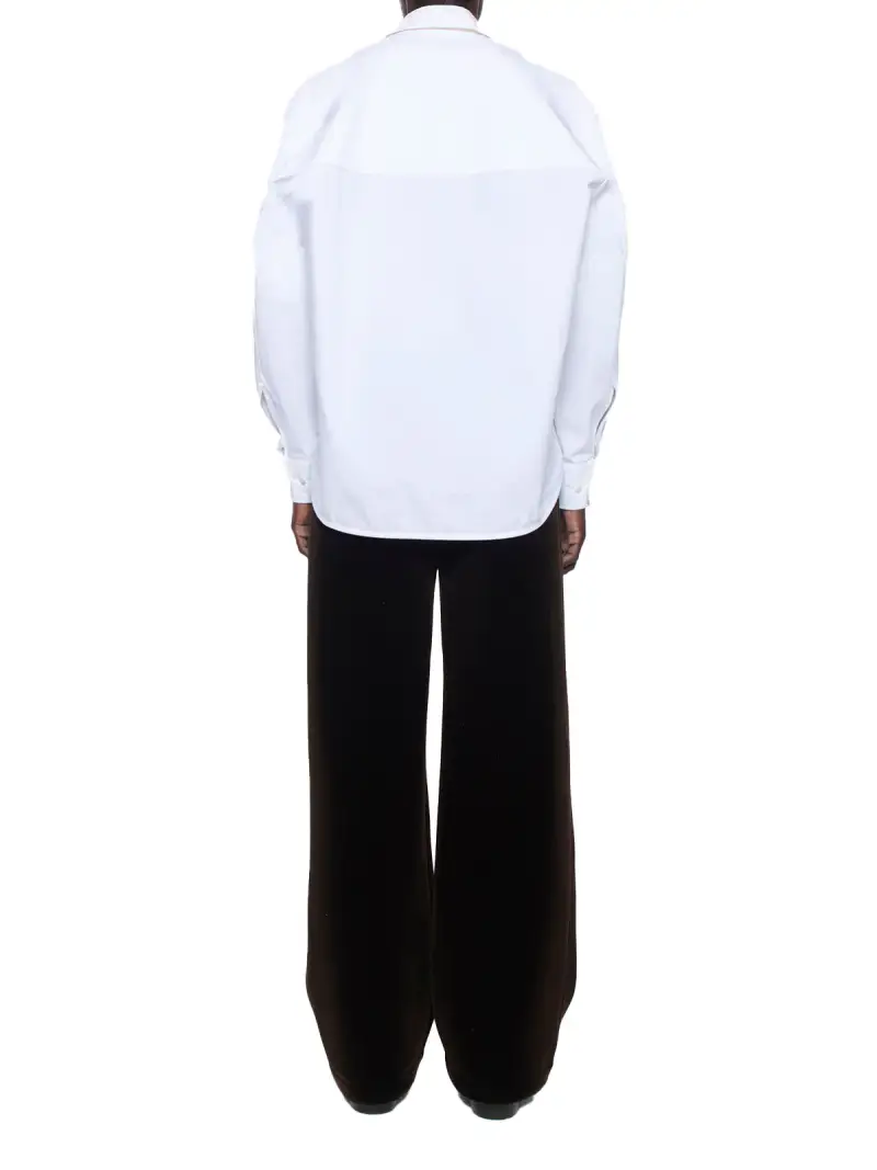 Sefr Maglia bianca in puro cotone miniatura 3