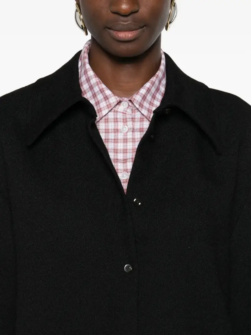 Sefr Maglia Nera in Pura Lana Italiana miniatura 2