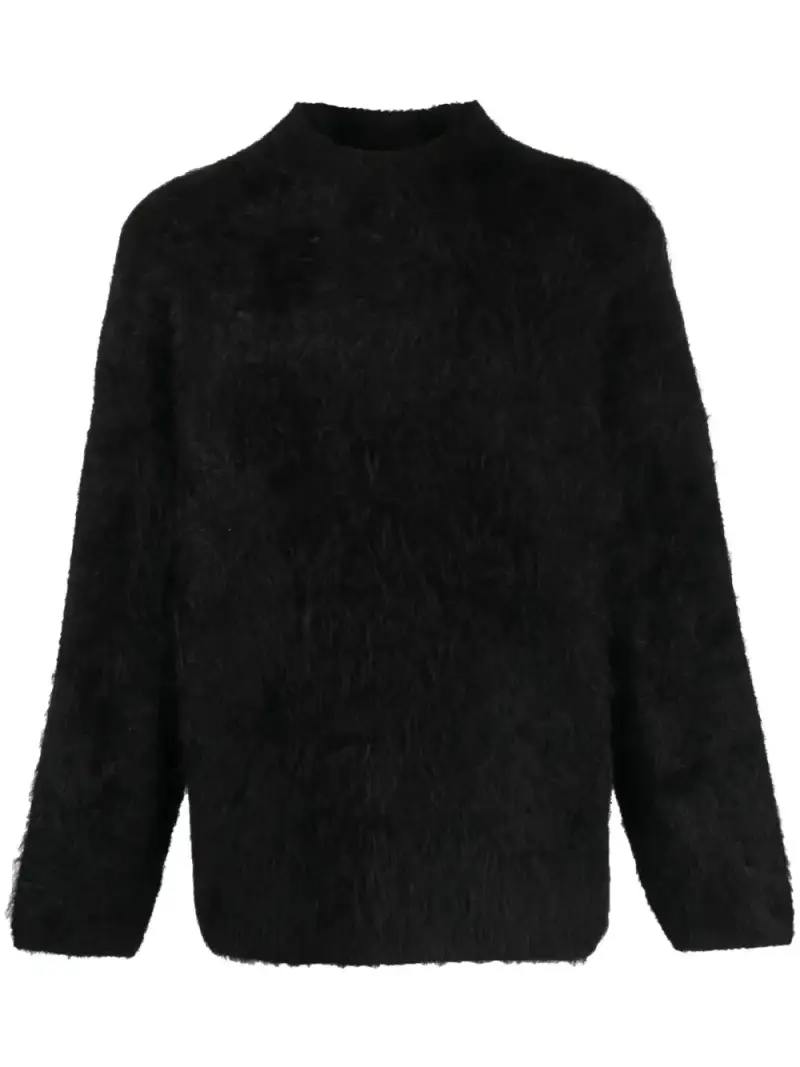 Sefr Maglione nero in misto alpaca