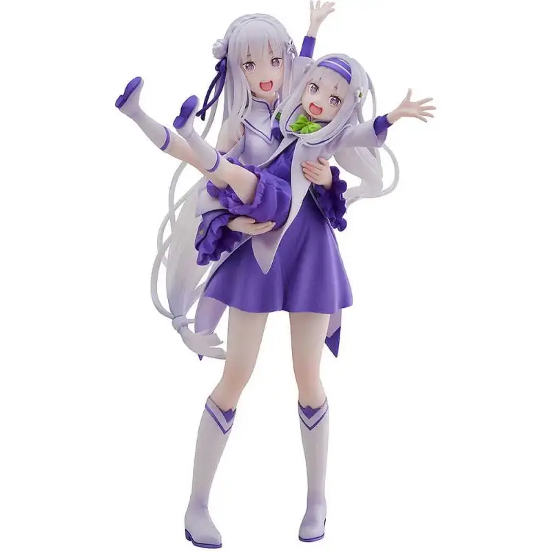 Statuetta da collezione Sega ReZero Starting Life in Another World Emilia & Childhood Emilia