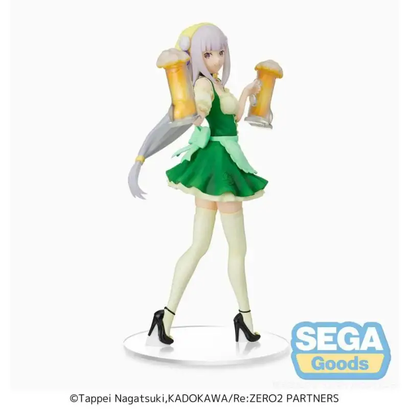 Statuetta da collezione Sega ReZero Starting Life in Another World SPM Emilia Oktoberfest Ver (re-run)