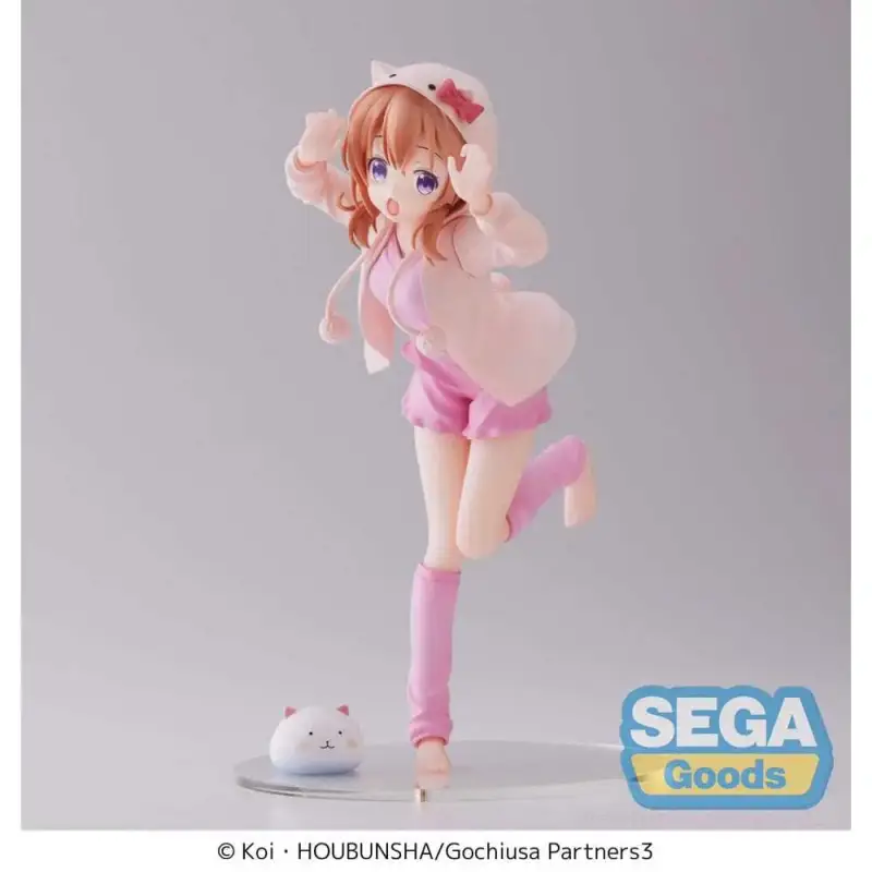 Statuetta in pvc Sega Is the Order a Rabbit Luminasta Rabbit House Tea Party Bloom Cocoa