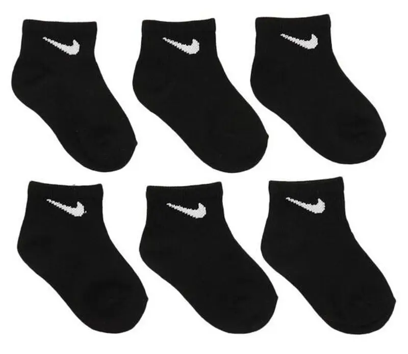 Sei paia di calzini nike basic pack ankle - nero |  Nike