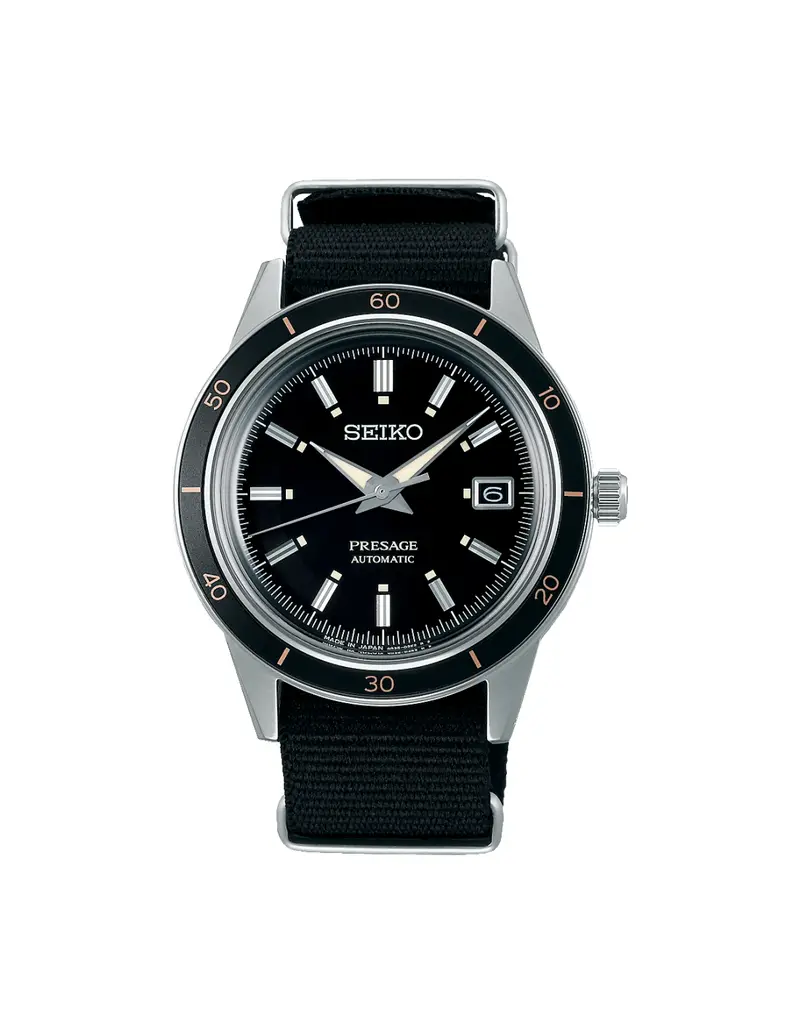 Orologio SEIKO Presage Style 60'S Automatico 3 Sfere Data SRPG09J1