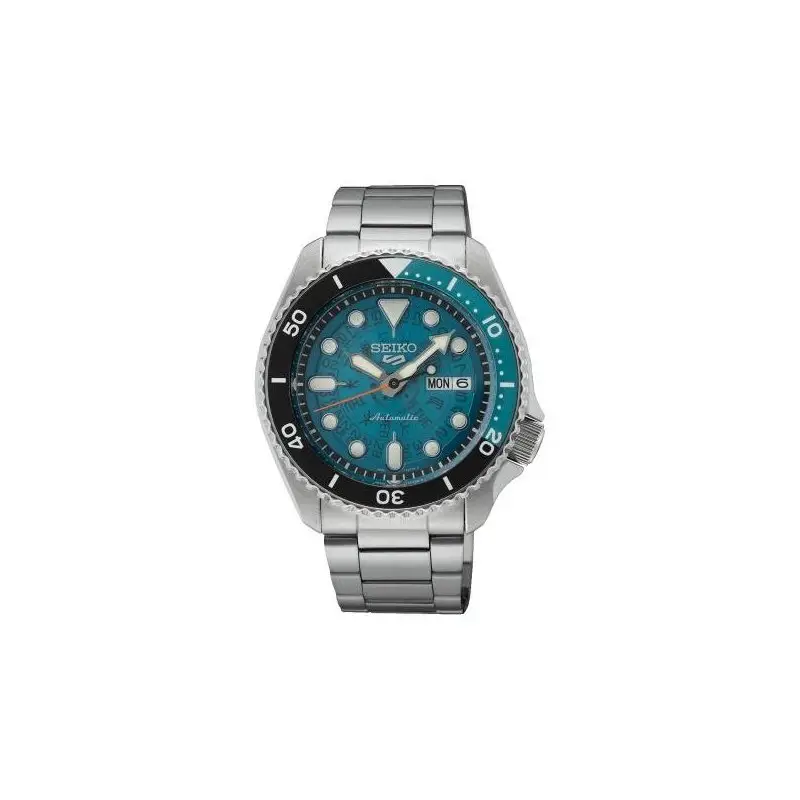 Orologio Uomo Automatico Seiko 5 3 Sfere Quadrante Blu Seiko