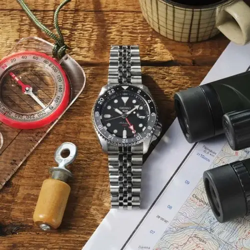 Orologio Uomo Seiko 5 Sports Automatico GMT SSK001K1 miniatura 3