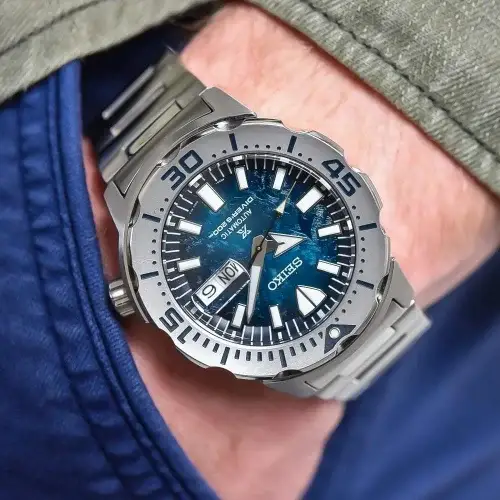 Orologio Uomo Seiko Prospex Antarctita Save The Ocean SRPH75K1 miniatura 2