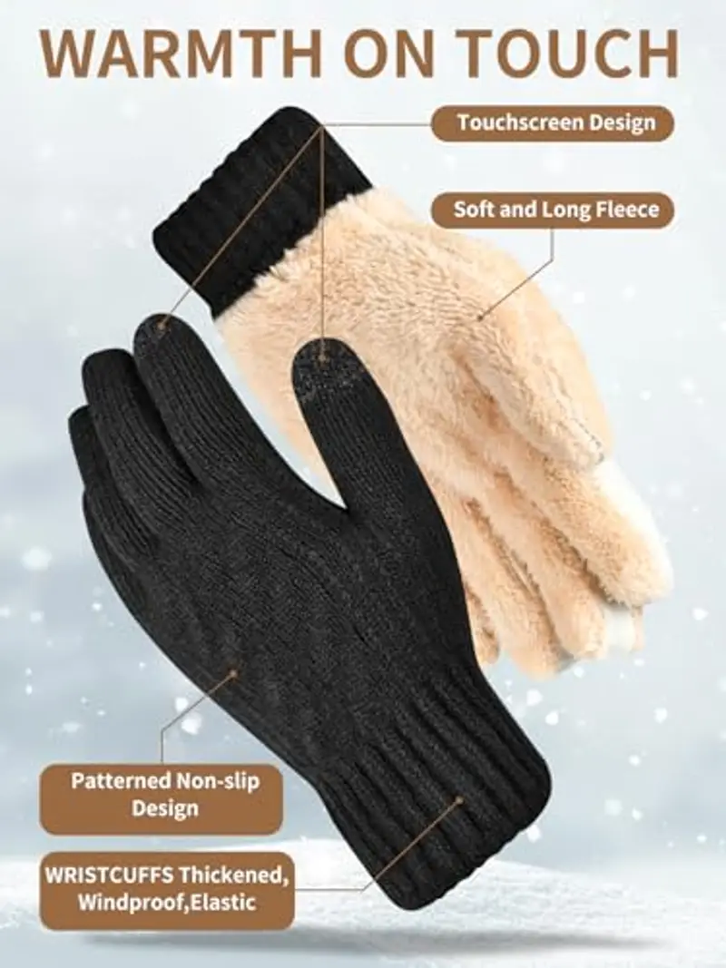 SELBATON Guanti Nero 1097738 miniatura 2