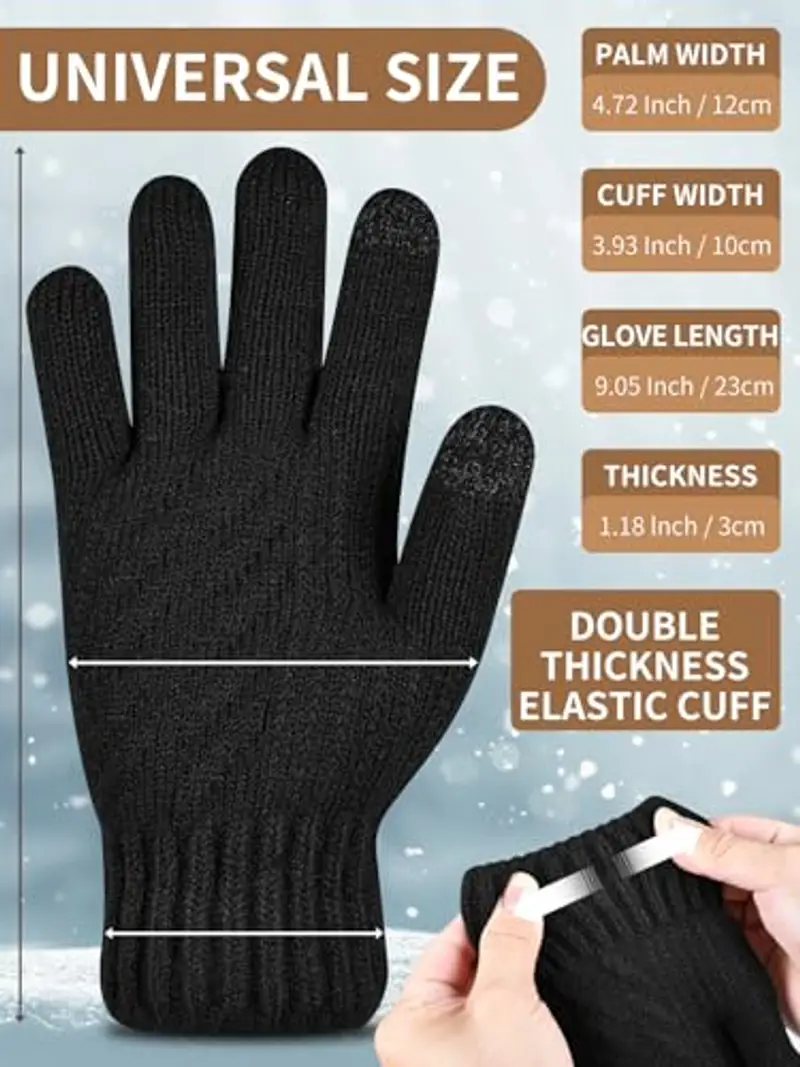 SELBATON Guanti Nero 1097738 miniatura 3