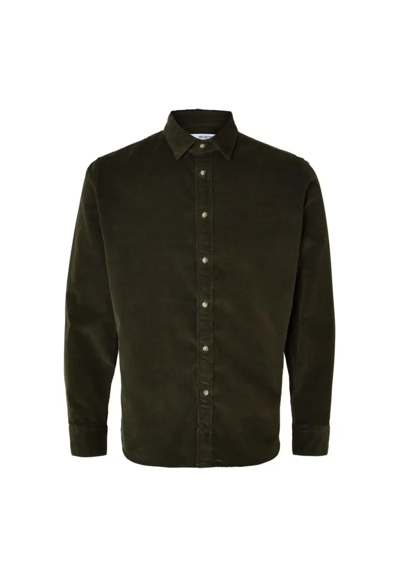Camicia a coste Forest Night - S / Verde