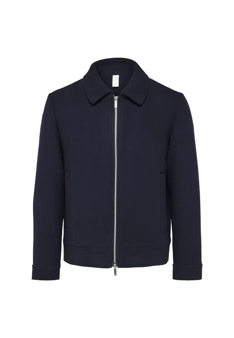 Giacca in lana blu - S / Blu