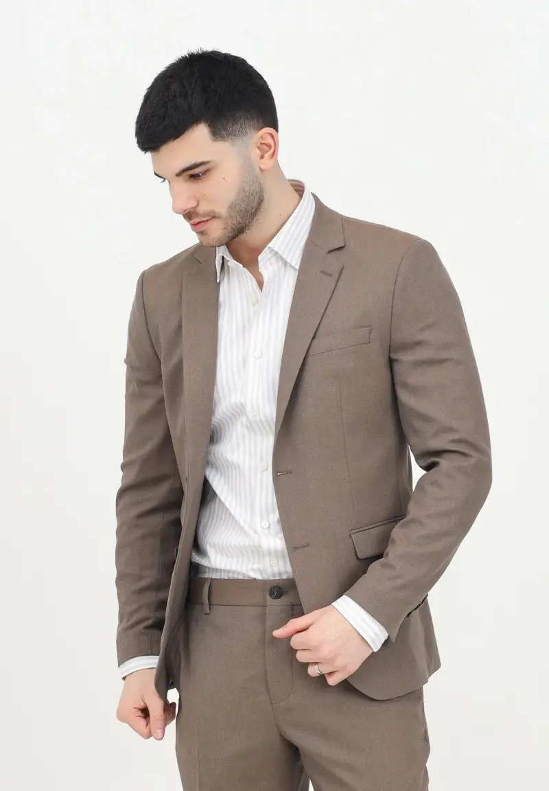 Selected Homme Giacca Uomo Marrone in Tessuto miniatura 2