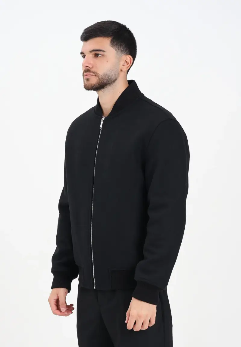 Bomber nero da uomo