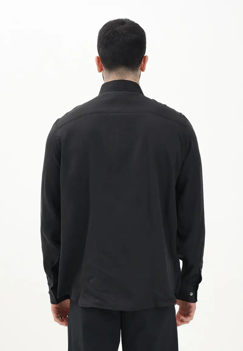 SELECTED HOMME Camicia a manica lunga nera da uomo miniatura 2