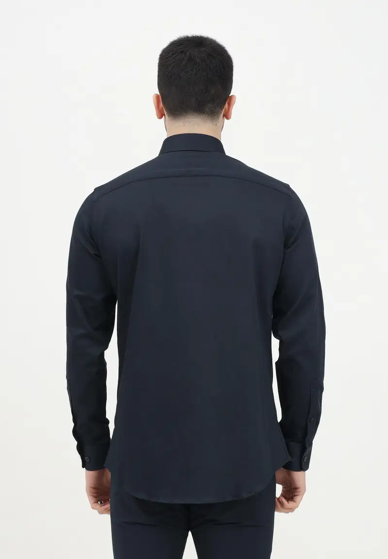 SELECTED HOMME Camicia a manica lunga nera da uomo miniatura 2