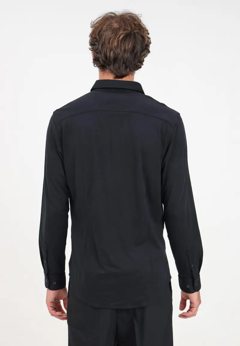 SELECTED HOMME Camicia a manica lunga nera da uomo miniatura 2