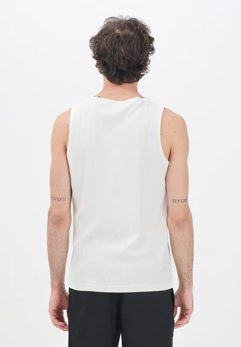 SELECTED HOMME Canotta panna da uomo a costine miniatura 2