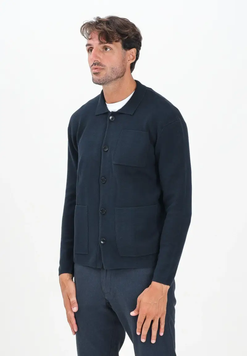 Selected Homme Cardigan Uomo Blu 2816731