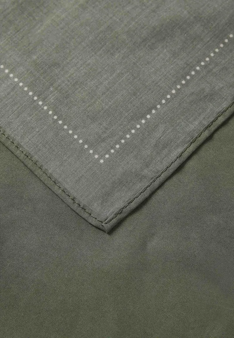 Foulard verde militare da uomo miniatura 2