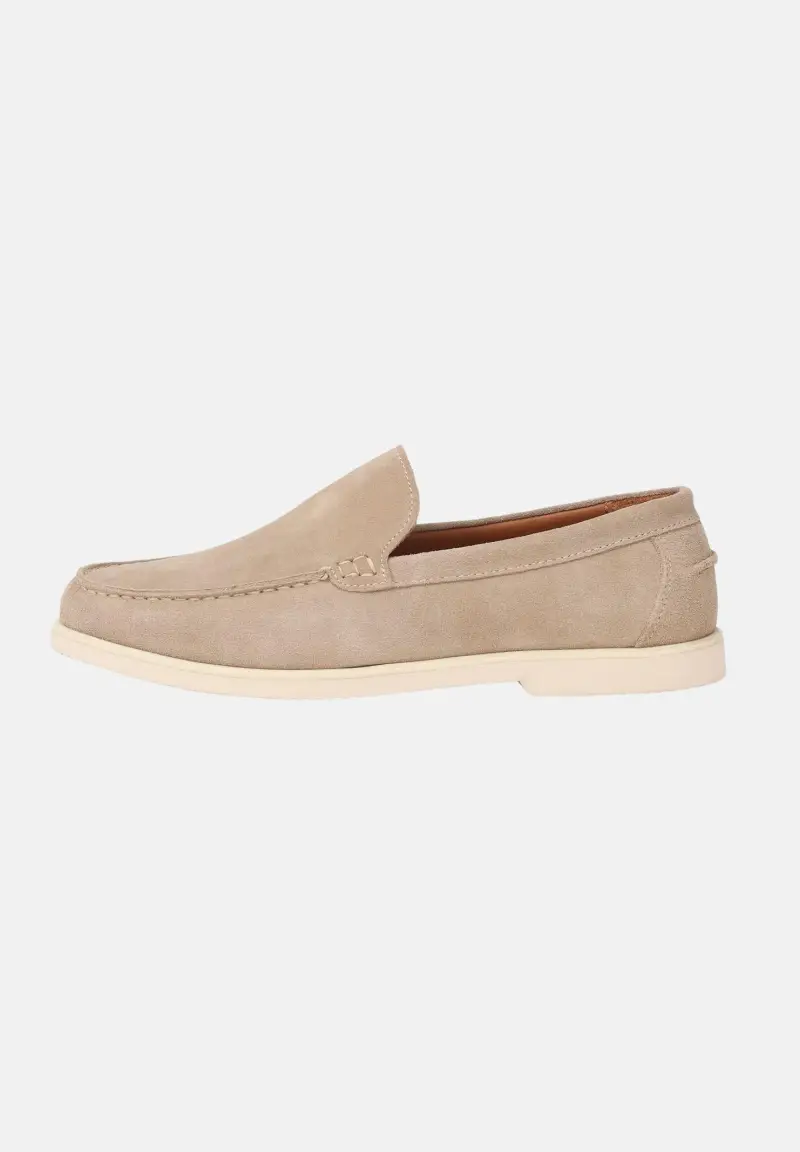 Mocassini beige da uomo
